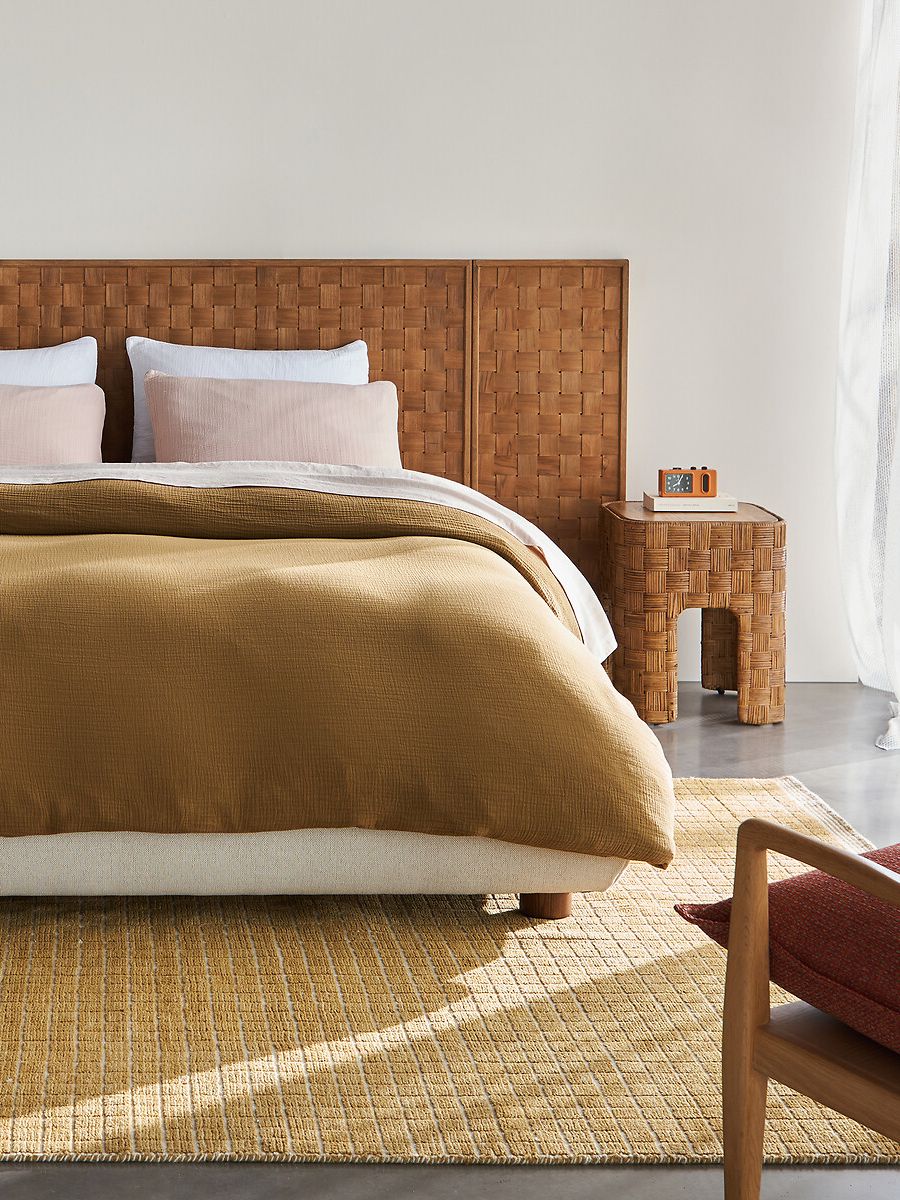 AM.PM, Garance Woven Teak Headboard