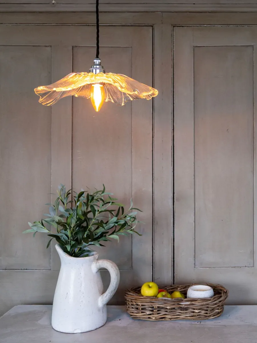 Soho Lighting Co, Organic Fleur Glass Pendant Light