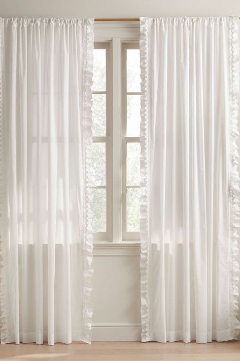 Loveshackfancy Bow Trim Edge Sheer