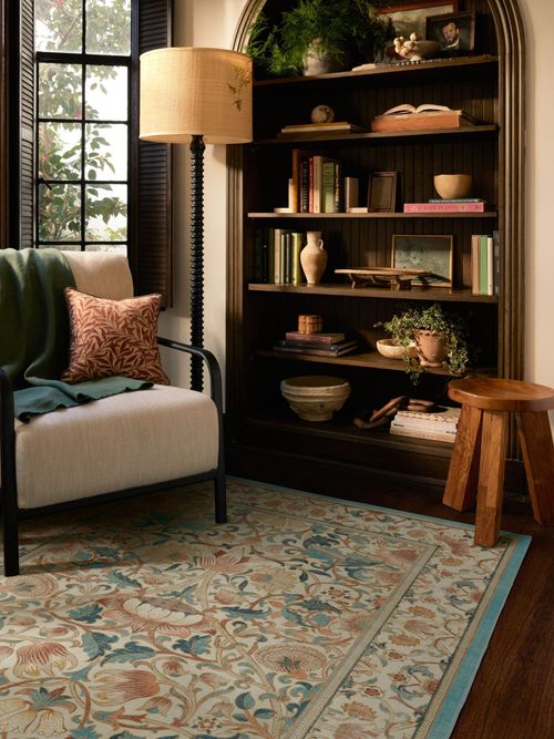 Lodden Soft Rose & Teal Rug 