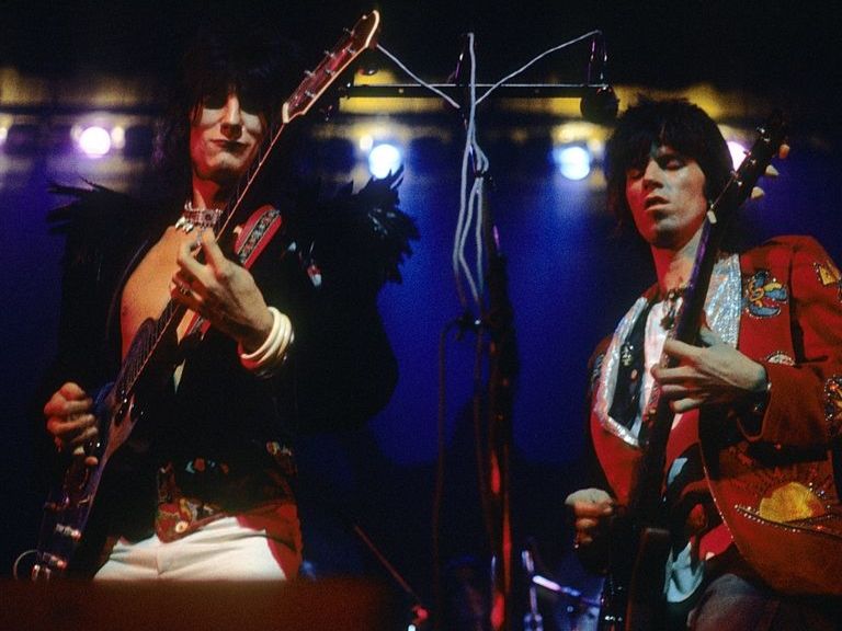 洋楽 RON WOOD & KEITH RICHARDS Amazon.com: Keith Richards and Ronnie Wood Photograph 11 X