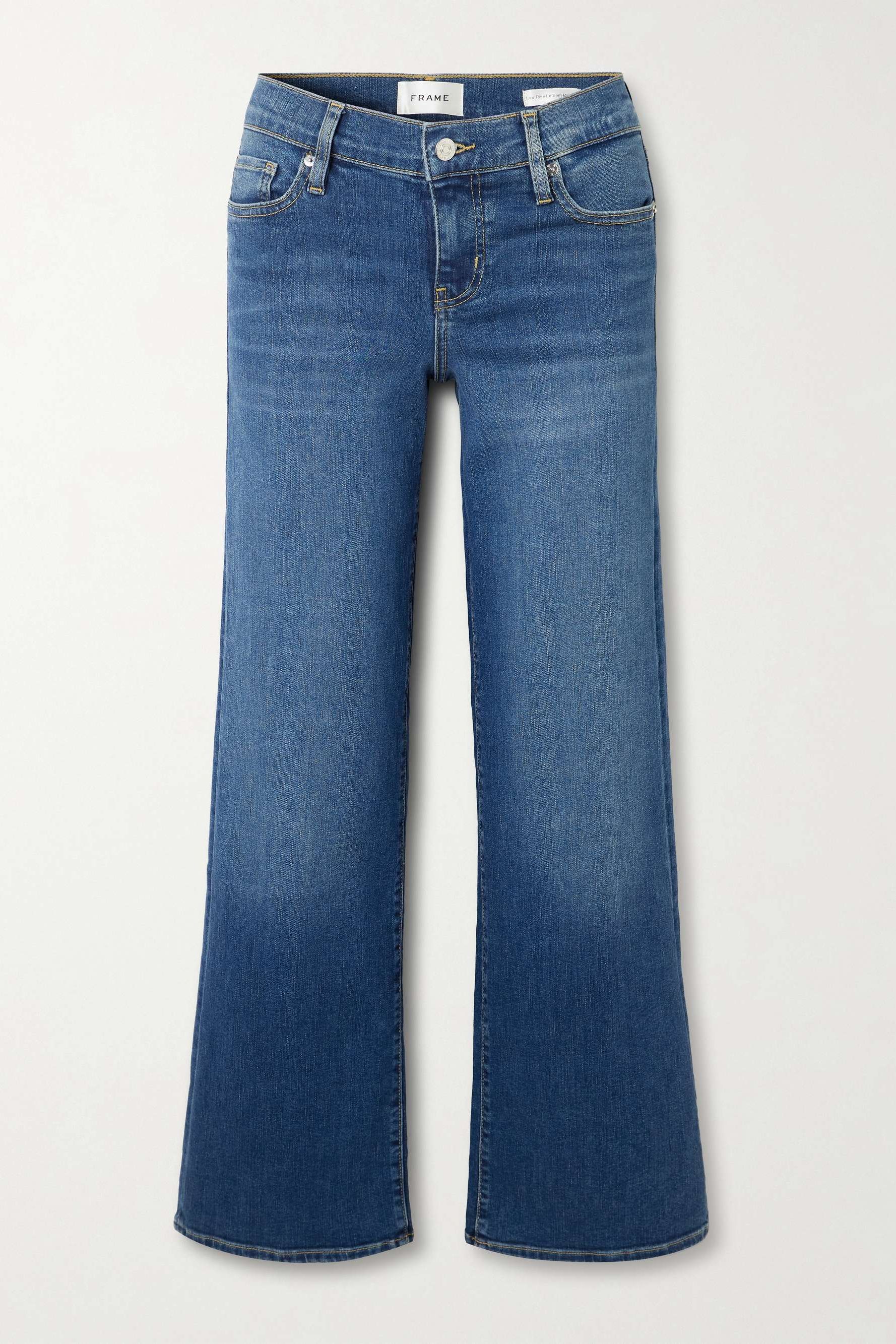 Le Slim Palazzo Low-Rise Wide-Leg Jeans