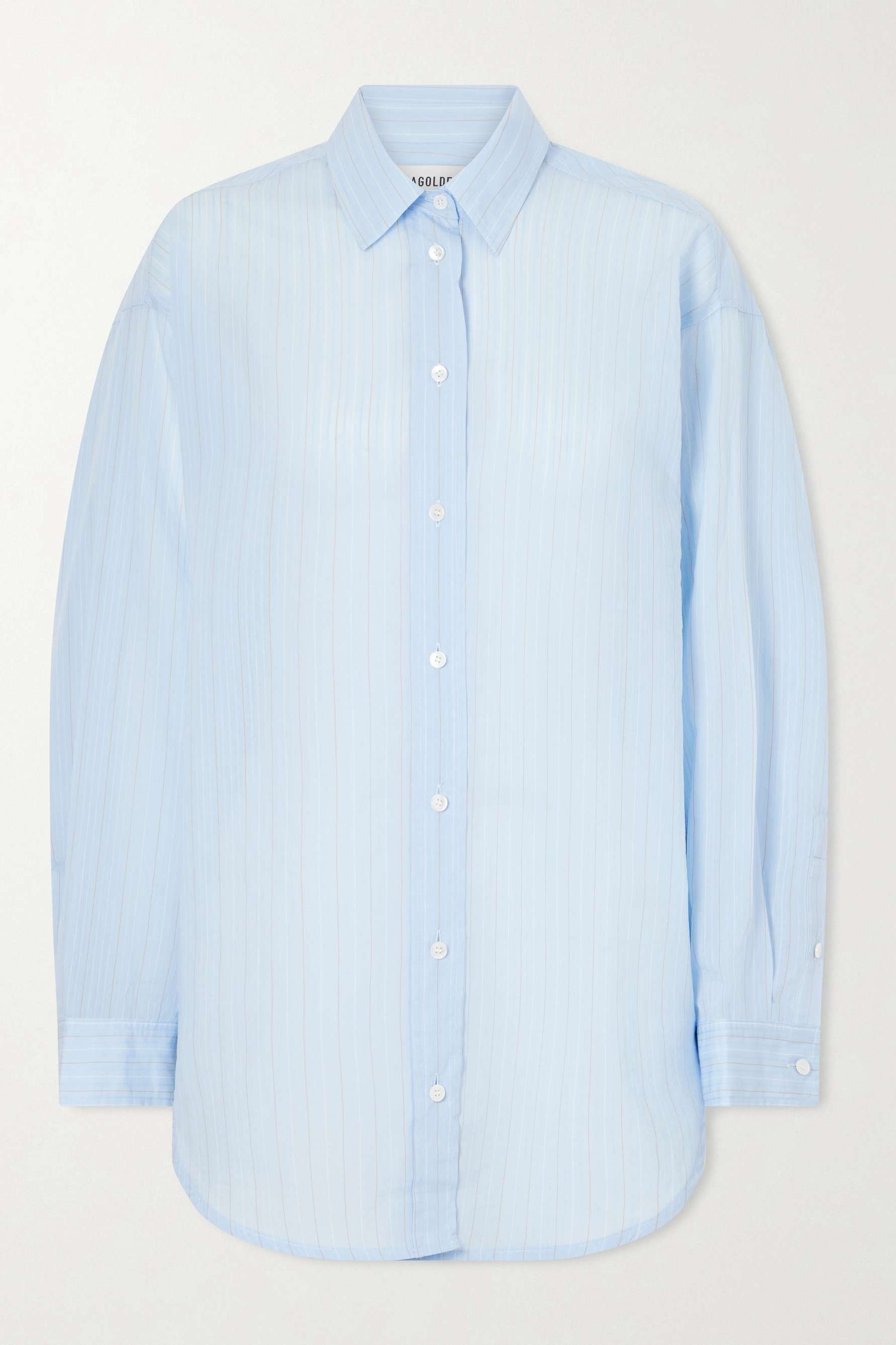 Sona Striped Cotton-Blend Shirt