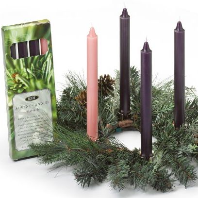 Root Candles Advent Candles, Set of 4