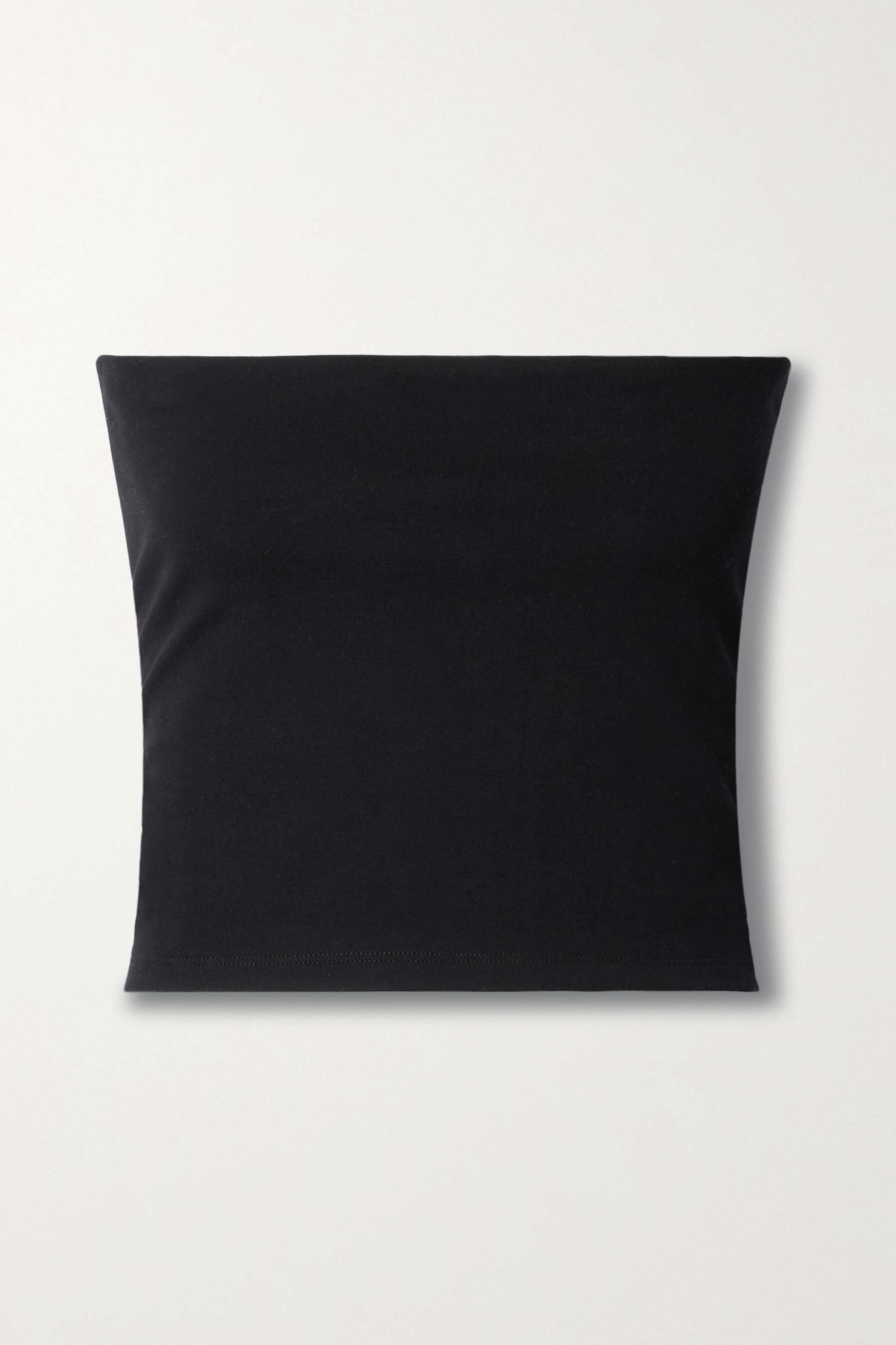 Rio Strapless Cropped Stretch-Ponte Top