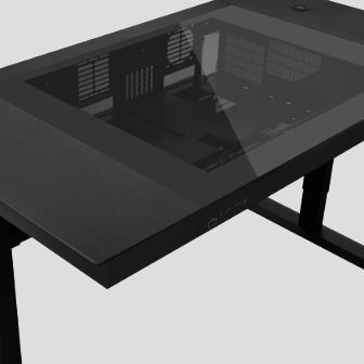 Lian Li's DK07 mechanized standing desk PC case debuts at $1,399