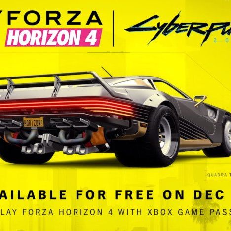 Cyberpunk 2077's Quadra V-Tech available in Forza Horizon 4
