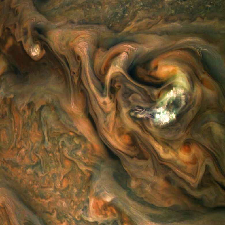 Juno Snaps Dazzling Images As It Prepares to Jump Jupiter's Shadow