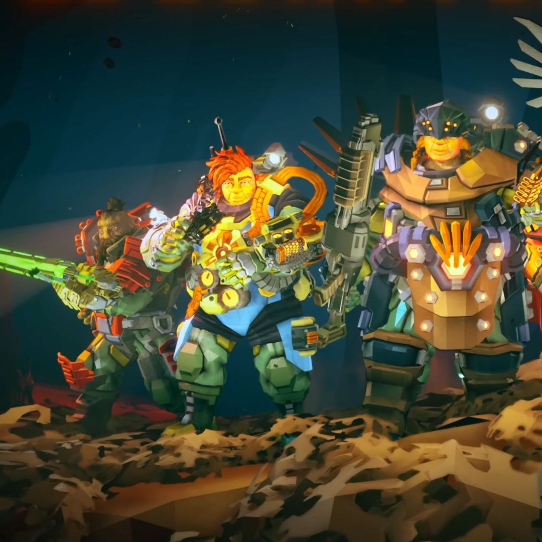 Deep Rock Galactic Rogue Core - All of the playable characters