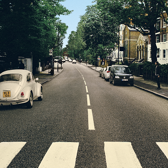 VW 'fixes' iconic Beatles album cover | Creative Bloq