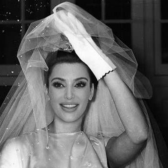 Kim Kardashian's Wedding Dress Revealed with the Magic of Photoshop