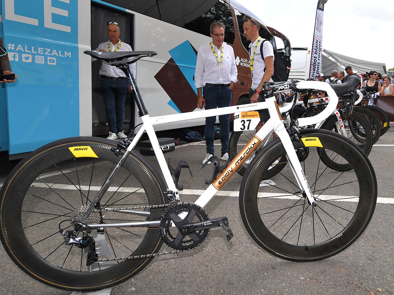 Tour de France bikes: Oliver Naesen's steel Eddy Merckx Corsa