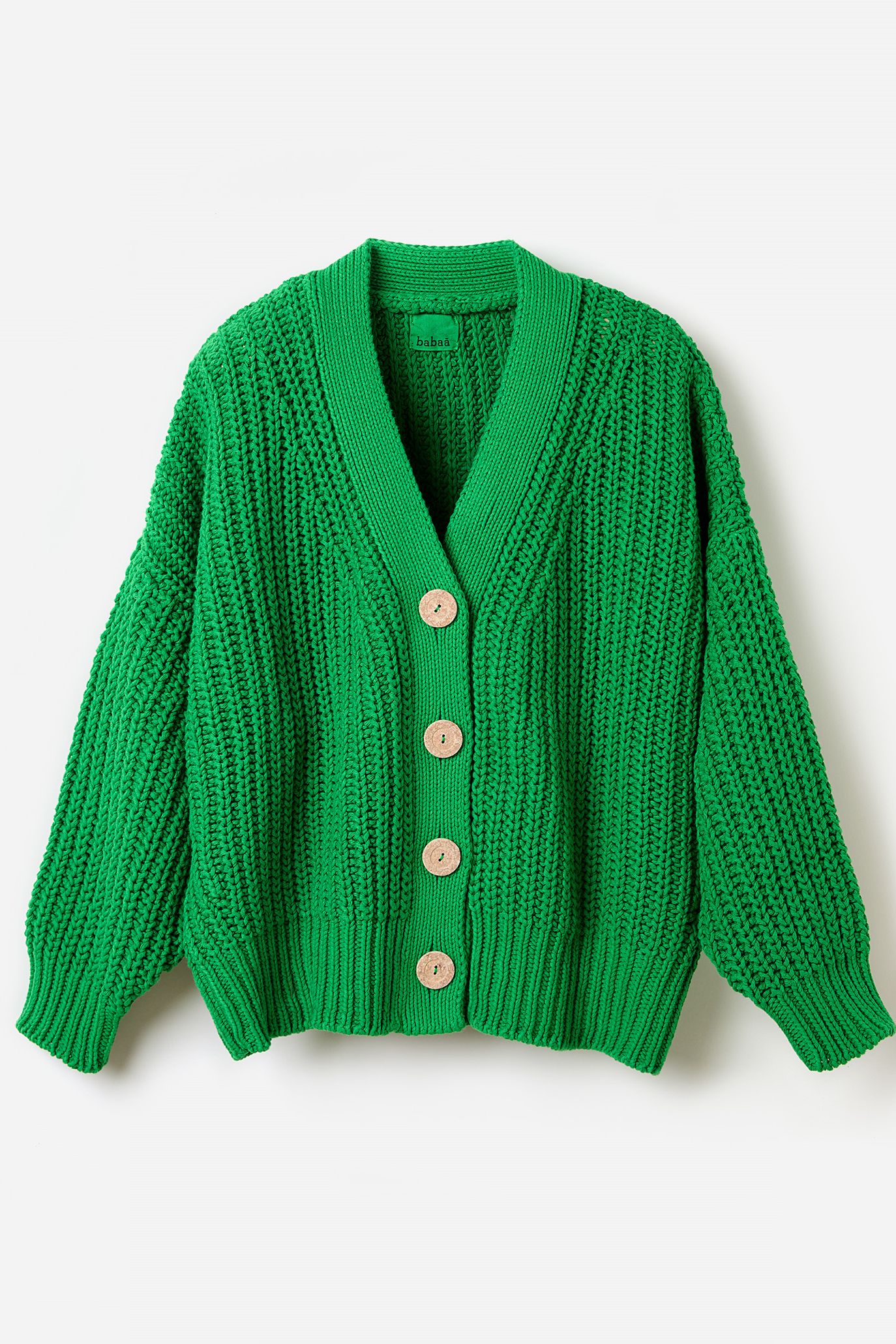 Babaa, Cardigan No18 Wild Fern