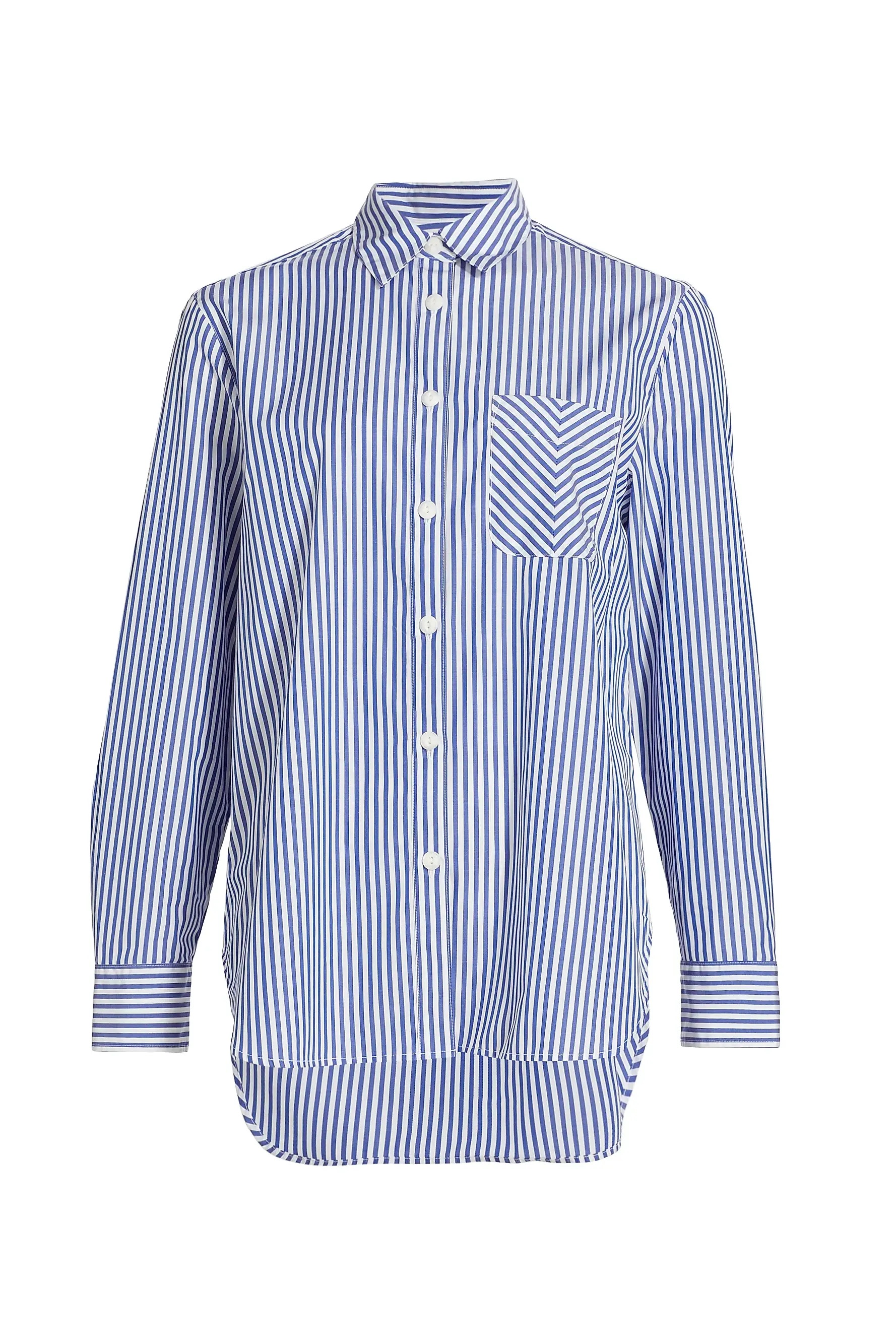 Maxine Cotton Poplin Striped Shirt