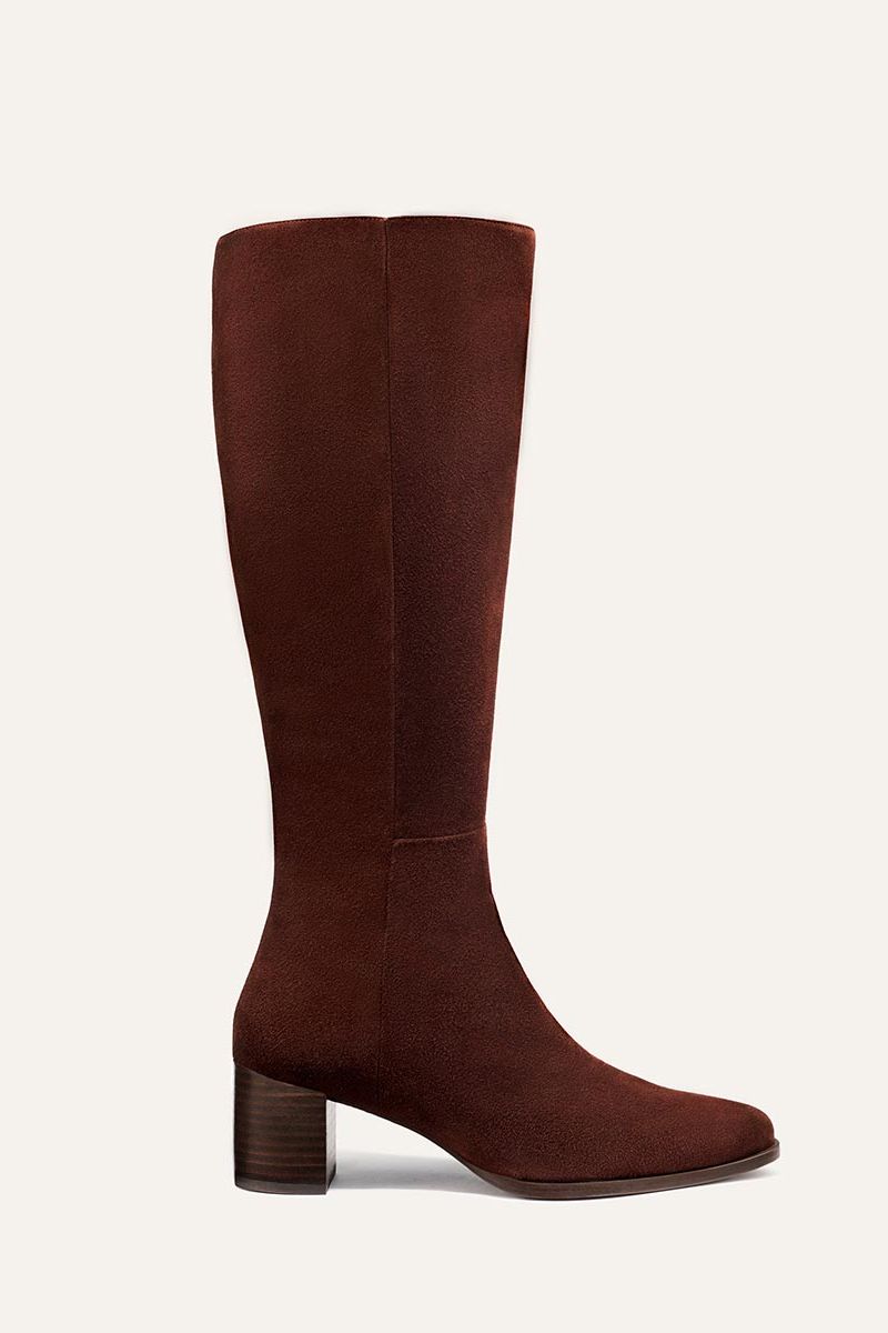 The Uptown Boot - Chocolate Suede