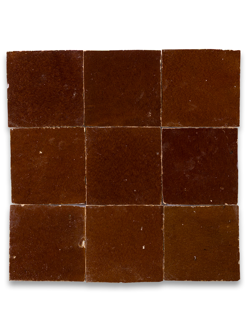 Mulberry Zellige - 10 Cm X 10 Cm X 1.2cm