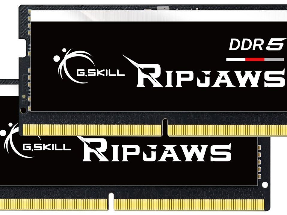 G.SKILL Ripjaws DDR5 SO-DIMM メモリー(16GB) G.SKILL announces Ripjaws DDR5 SO-DIMM RAM kits for notebooks