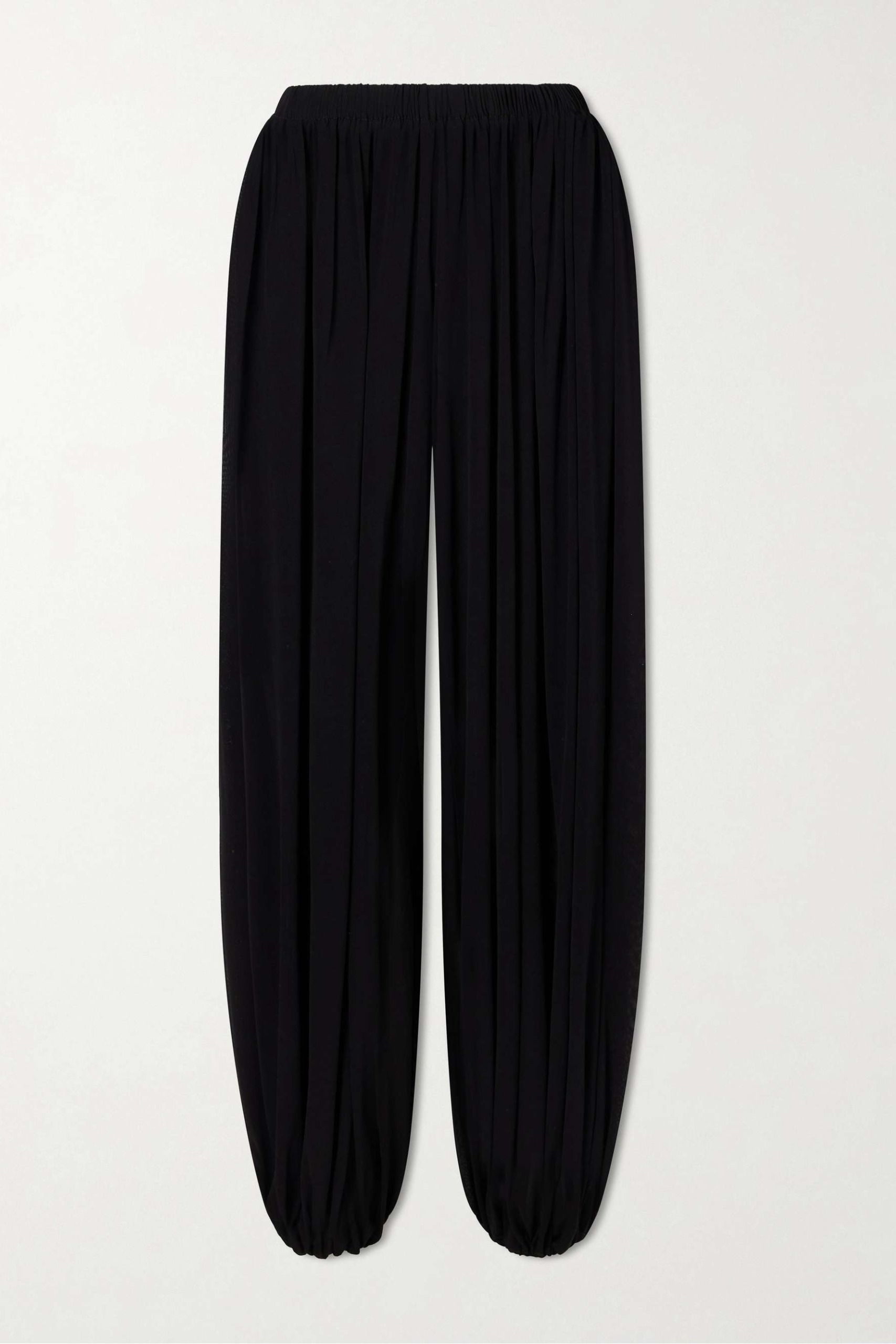 Lolana Satin-Jersey Balloon Pants