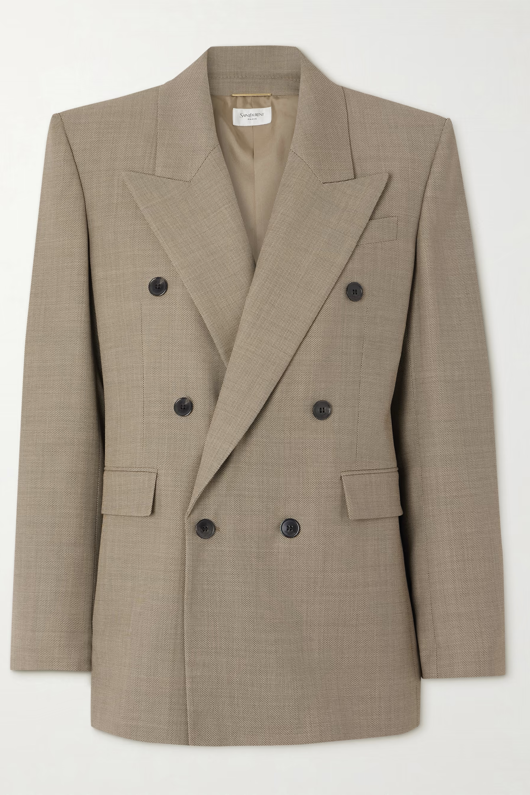 Saint Laurent, Double-breasted wool suit jacket