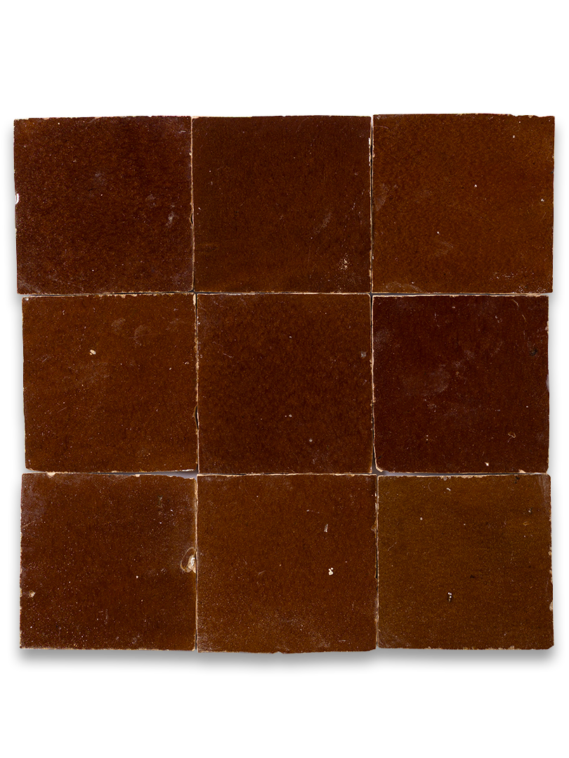 Mulberry Zellige - 10 Cm X 10 Cm X 1.2cm