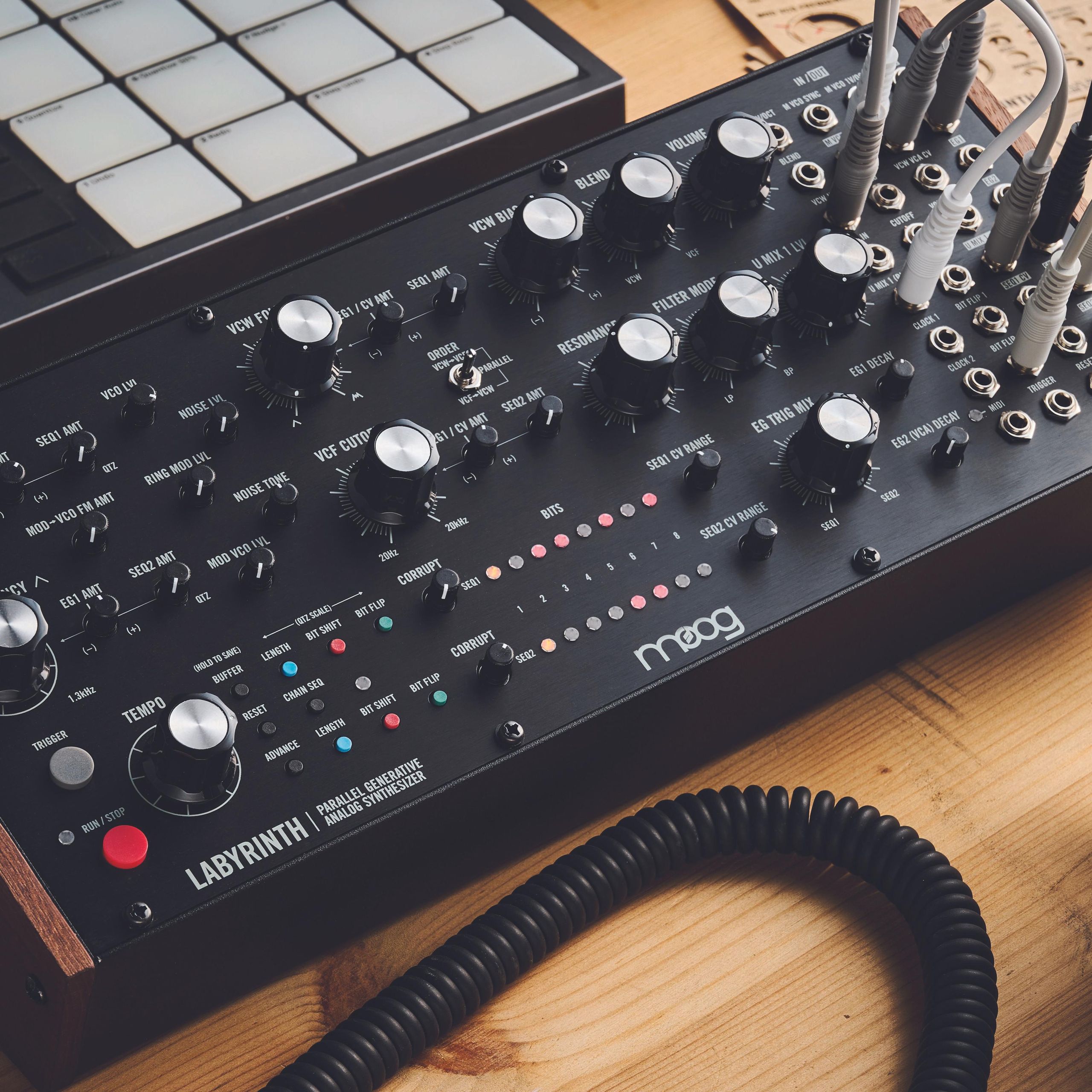 鍵盤楽器 Moog LABYRINTH Moog Labyrinth Parallel Generative Analog Synthesizer | zZounds