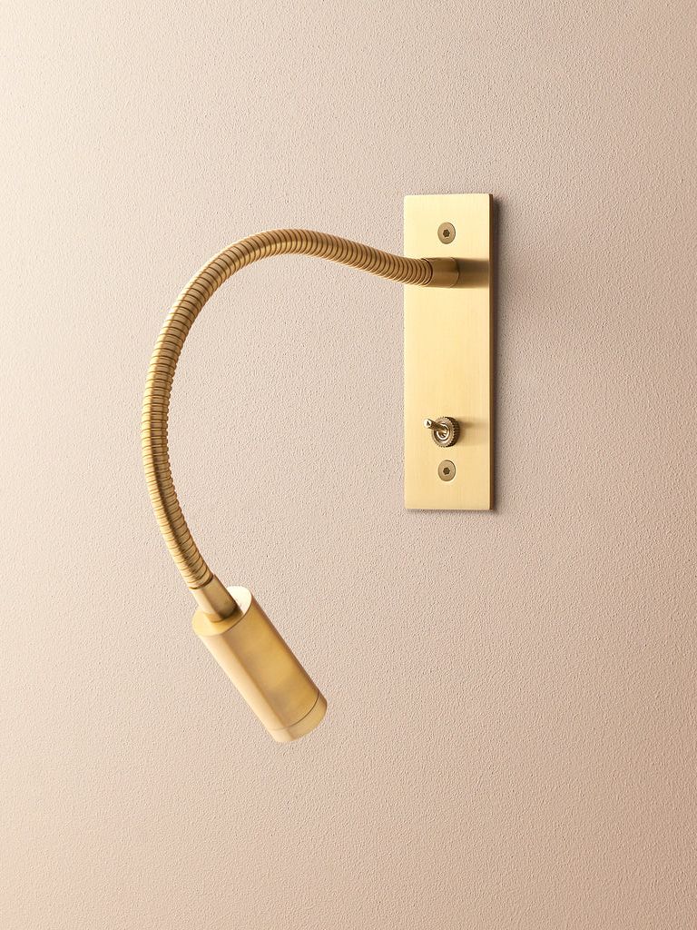 Flex Wall Light in Antique Brass Finish