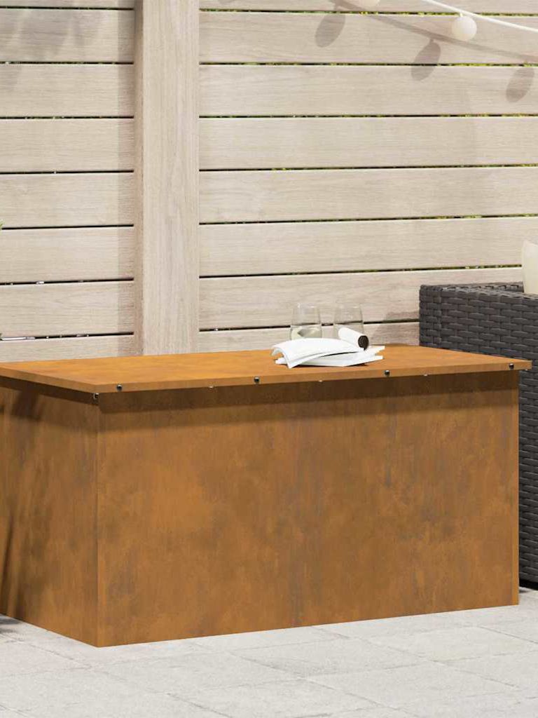 Williston Forge Outdoor Storage Box Steel Garden Solution Terrace Organizer Urban Style | Wayfair.co.uk