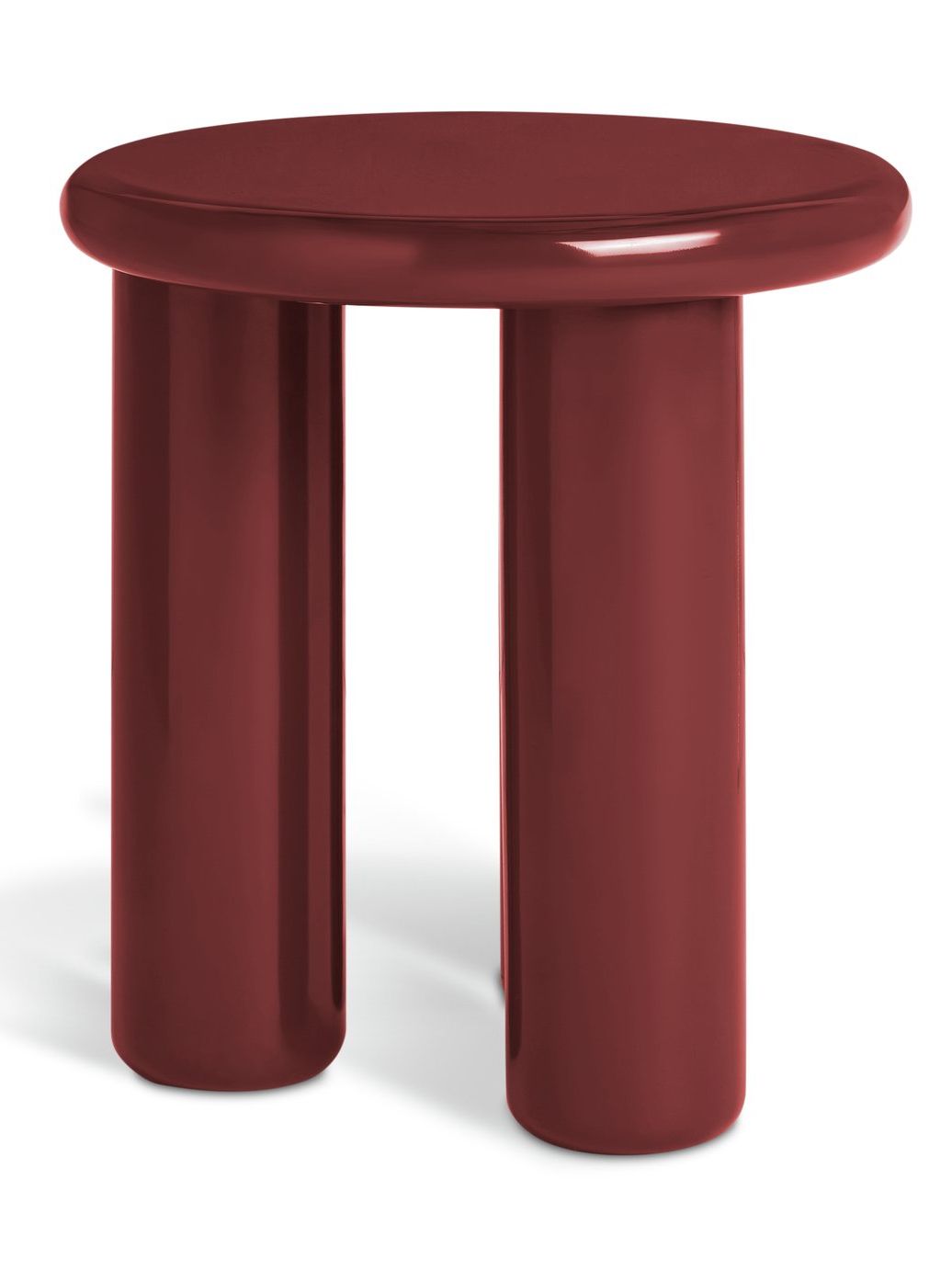 Habitat Totley Round Side Table - Red