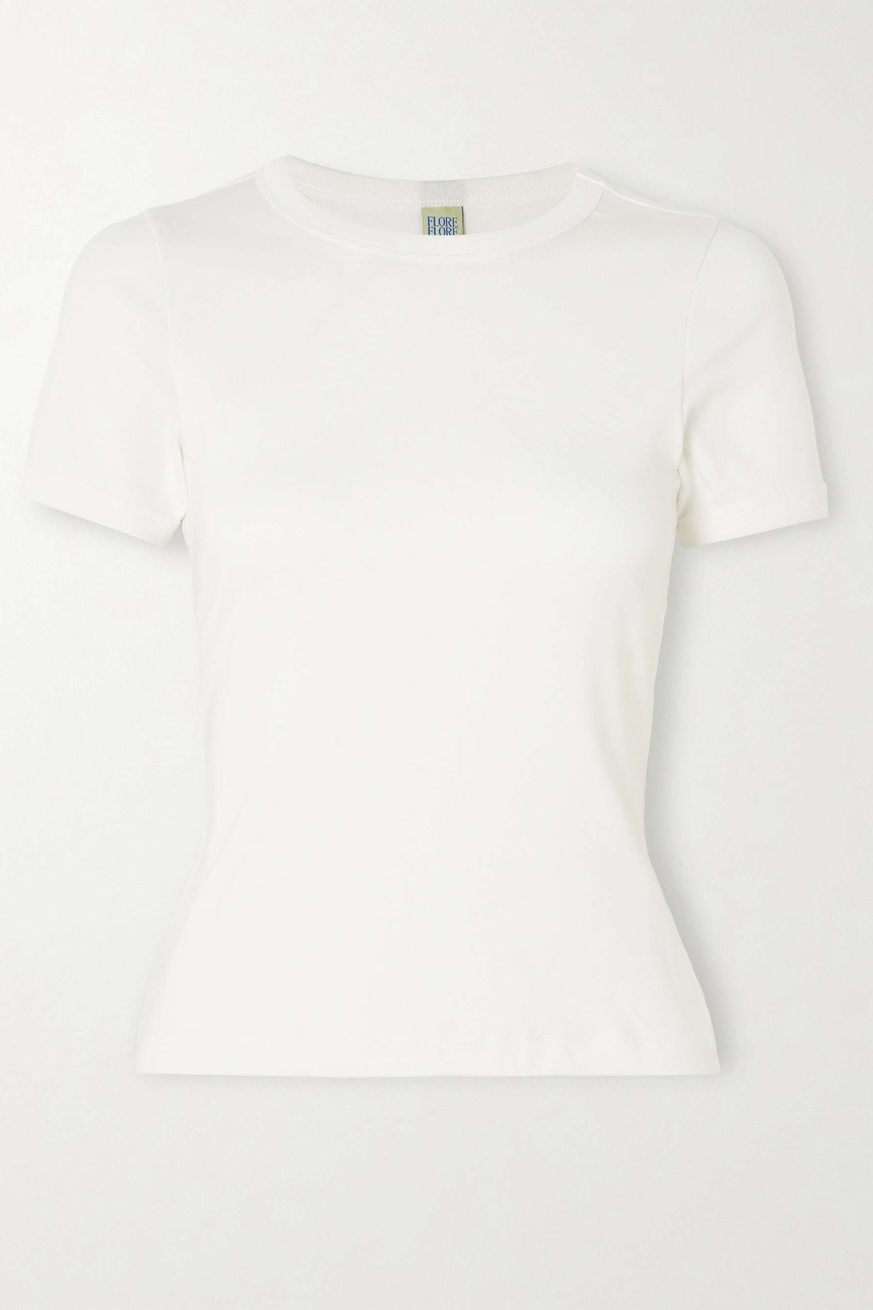 Car Ribbed Organic Cotton-Jersey T-Shirt