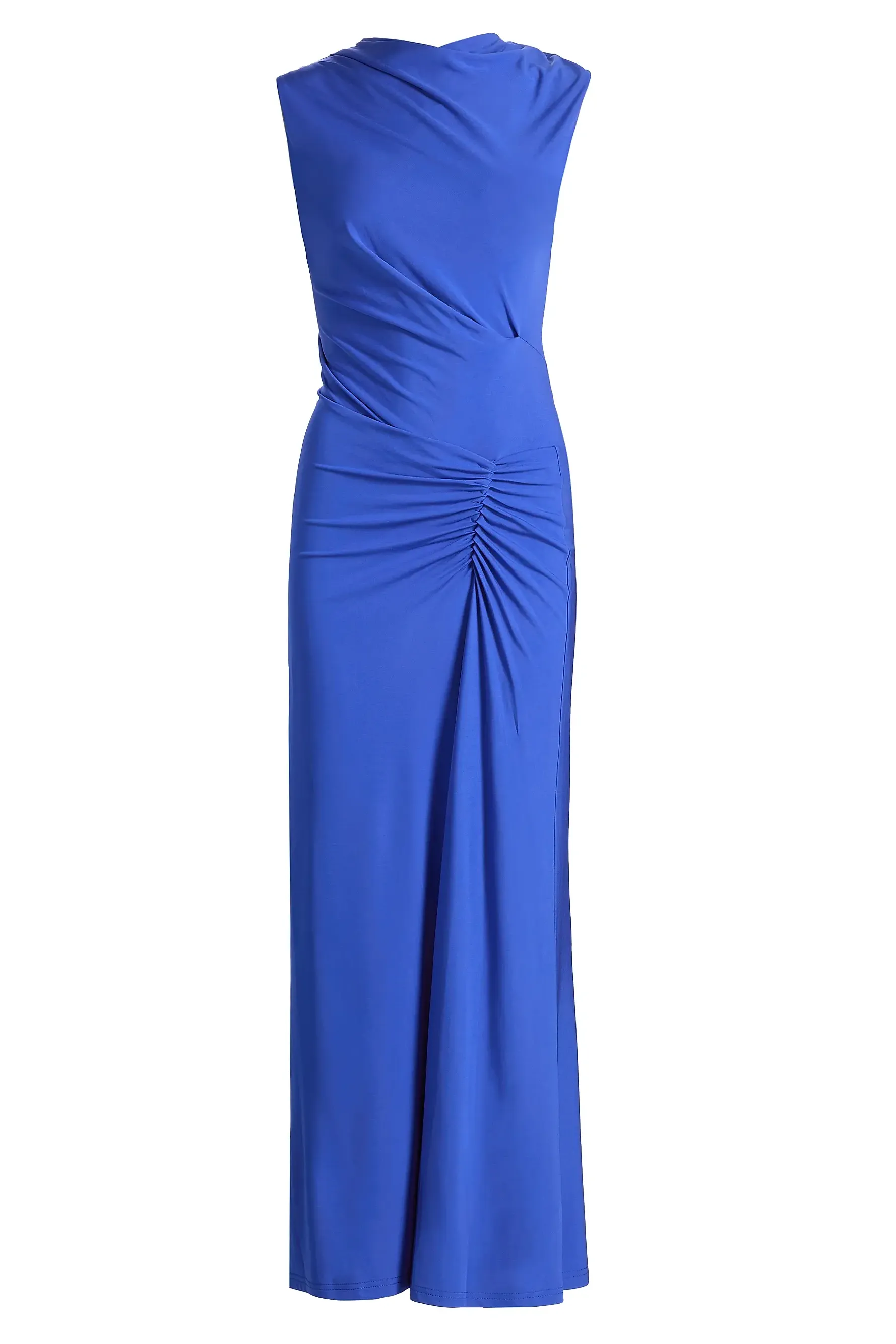 Acacia Ruched Jersey Midi-Dress