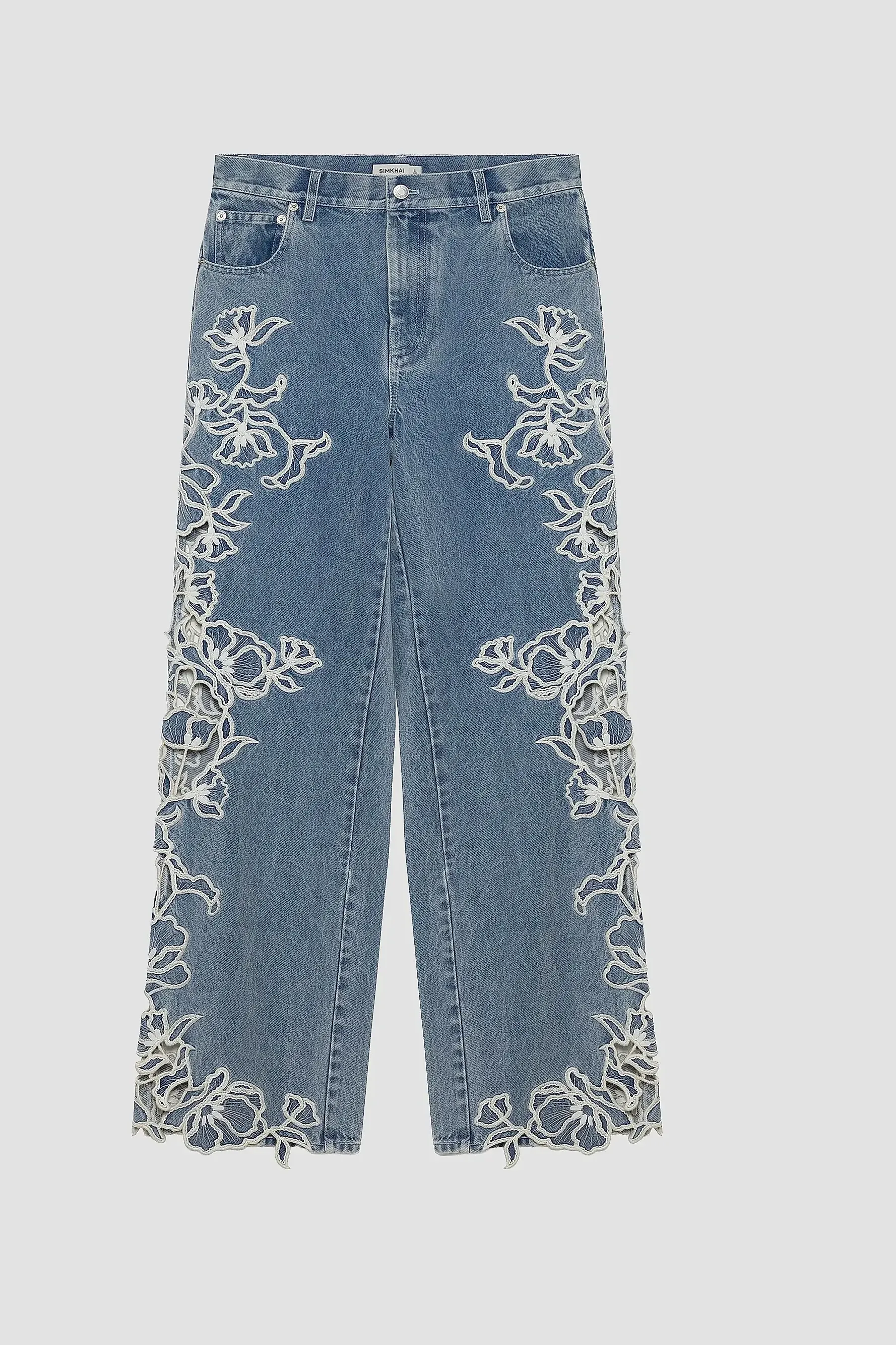 Porter Embroidered Jeans