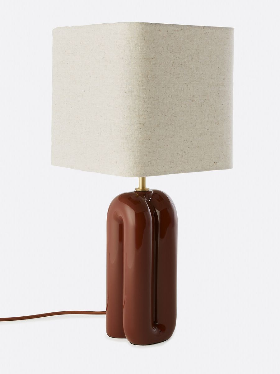 Malo Ceramic &amp;amp; Linen Table Lamp