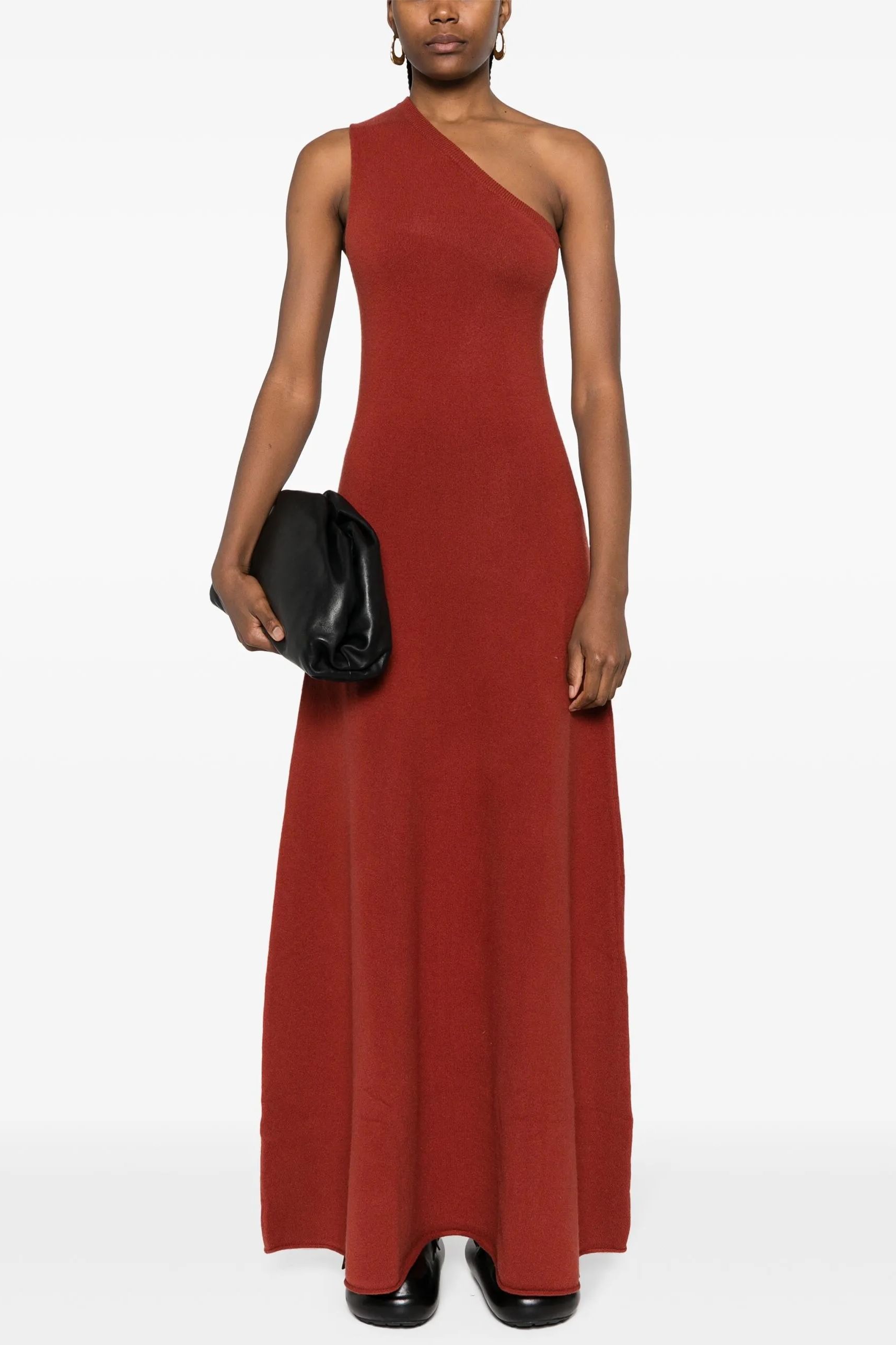 Extreme Cashmere one-shoulder sweater dress