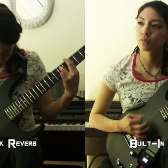 Annie Shred Demos Ibanez RGKP6 Guitar with Mini Kaoss Pad — Video