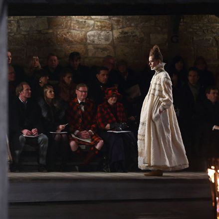 Chanel unveils its Métiers d'Art 2013 collection at Linlithgow