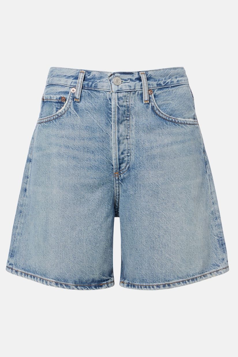 Dame Denim Shorts in Blue - Agolde