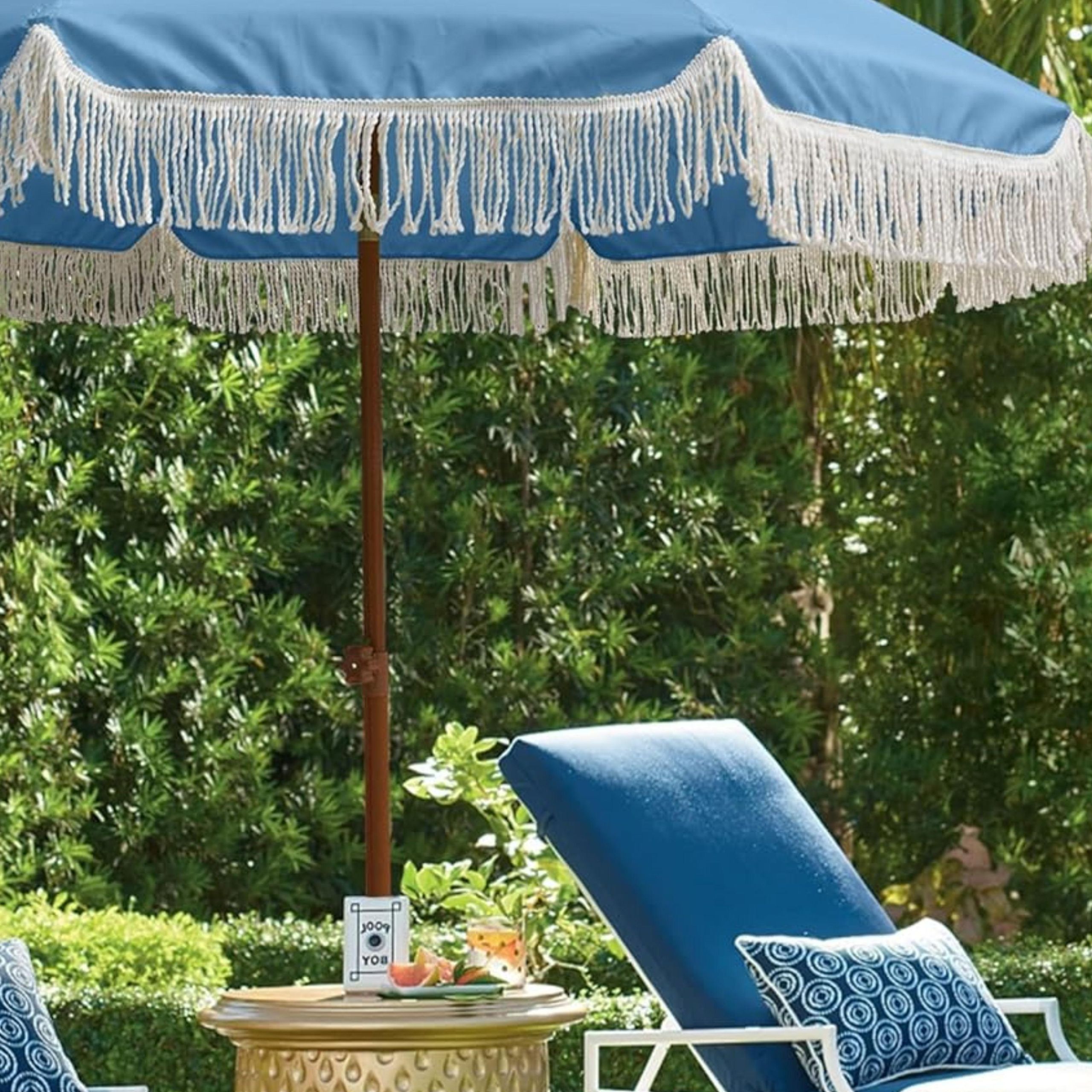 This $68 Amazon sun umbrella is the answer to creating luxury resort vibes at home