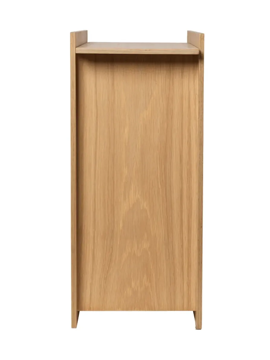 Sama Waste Bin, Oak, 50 L