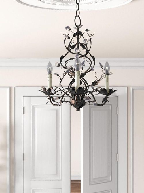 Three Posts&trade; Mair 3 - Light Candle Style Classic Chandelier