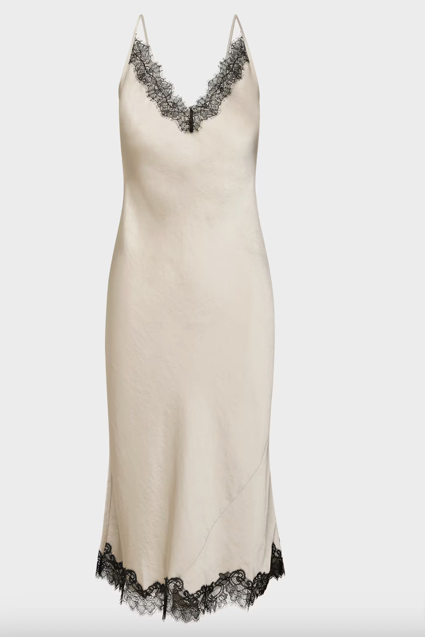 Aritzia, Lamplight Satin Dress