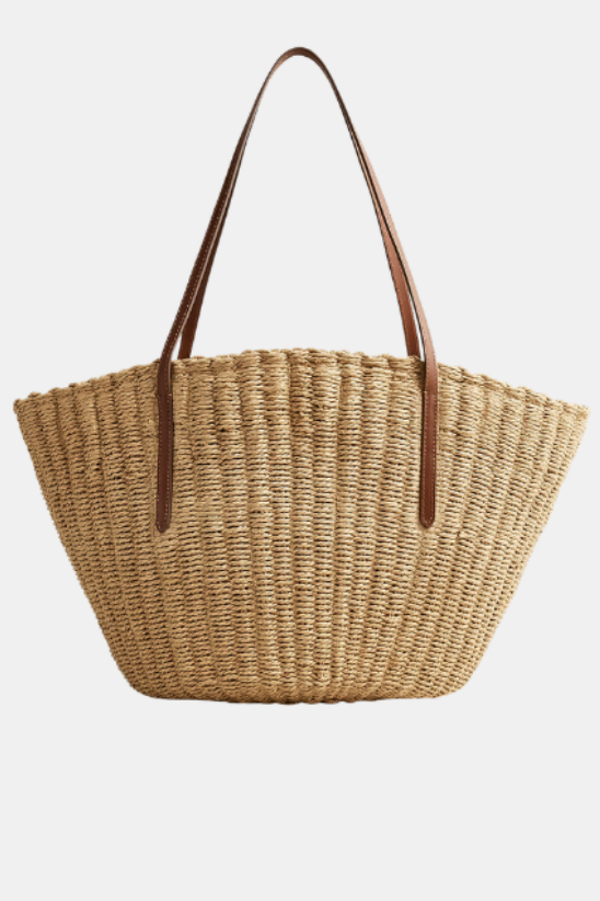 J.Crew, Como Handwoven Straw Tote