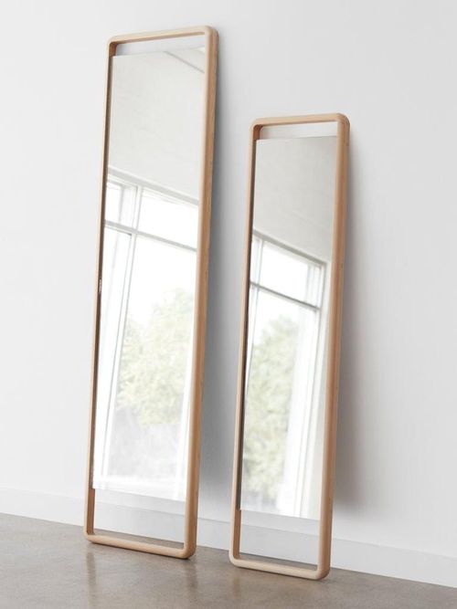 Hinoki Wood Floor Mirror