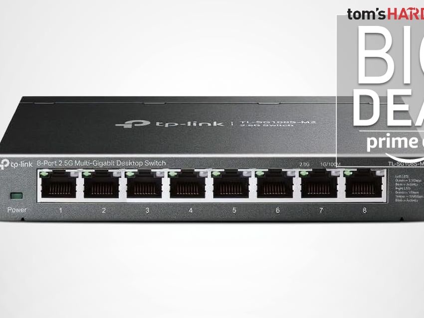 TP-Link's 8-port 2.5G unmanaged Ethernet switch is a smokin