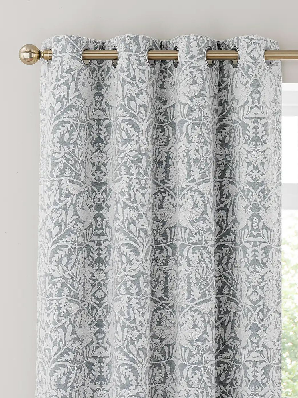 Dunelm, Alora Chenille Thermal Eyelet Curtains