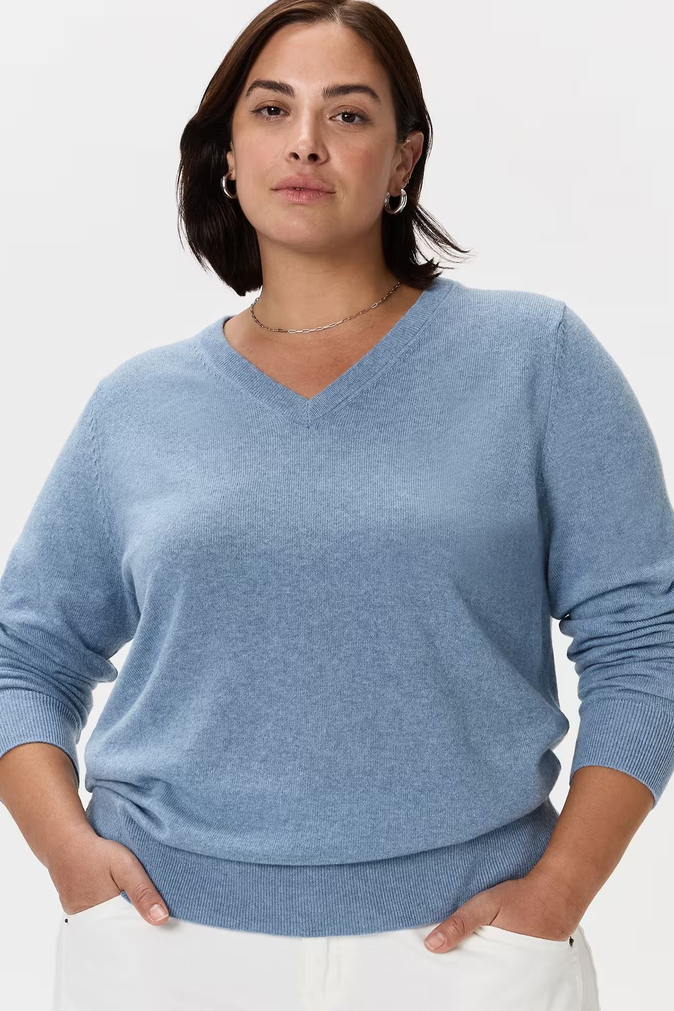 Quince v-neck sweater