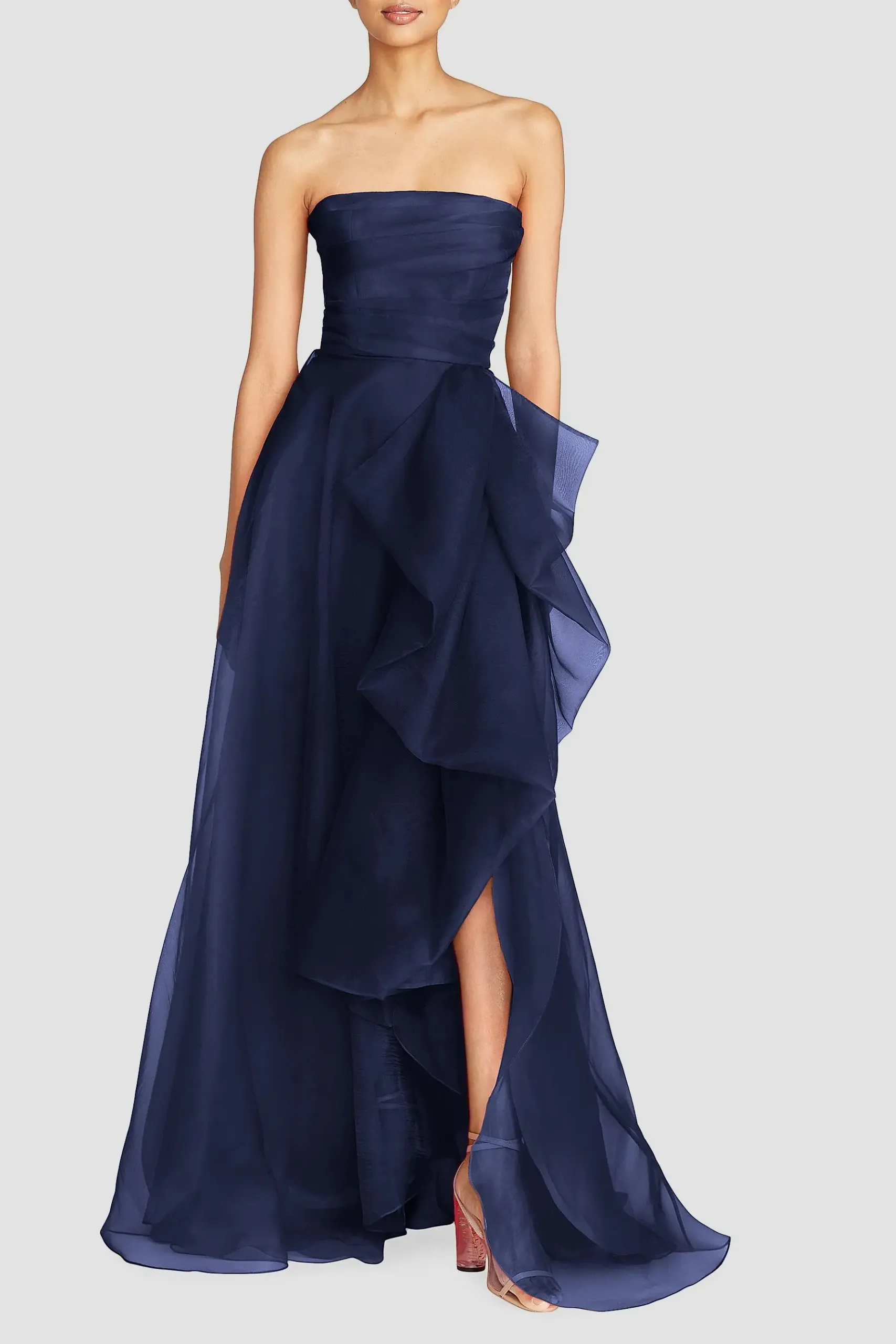 Teresa Draped Tulle Gown