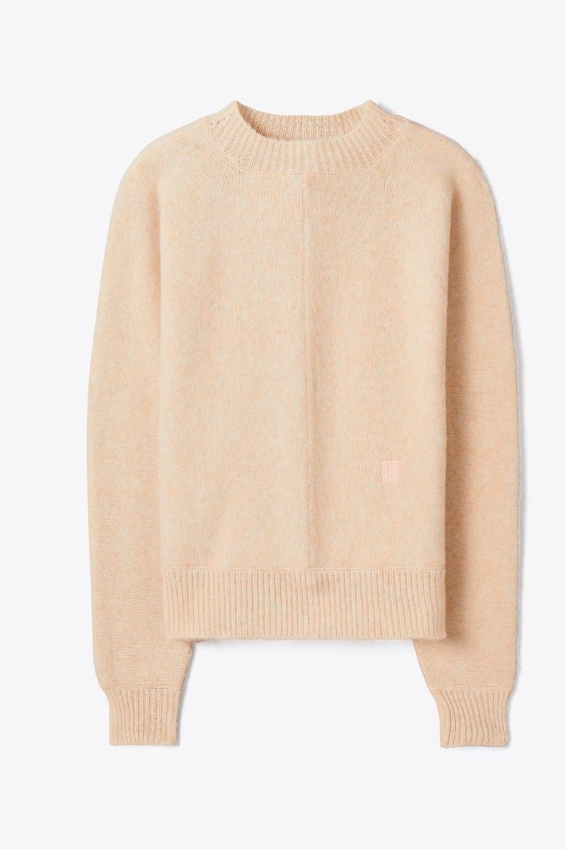 Wool Sweater in Orange, Size Xxs