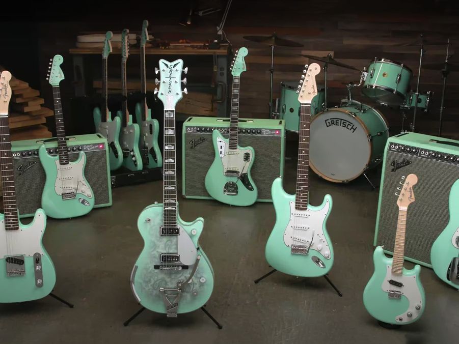 Fender celebrates its history – and iconic Surf Green finish