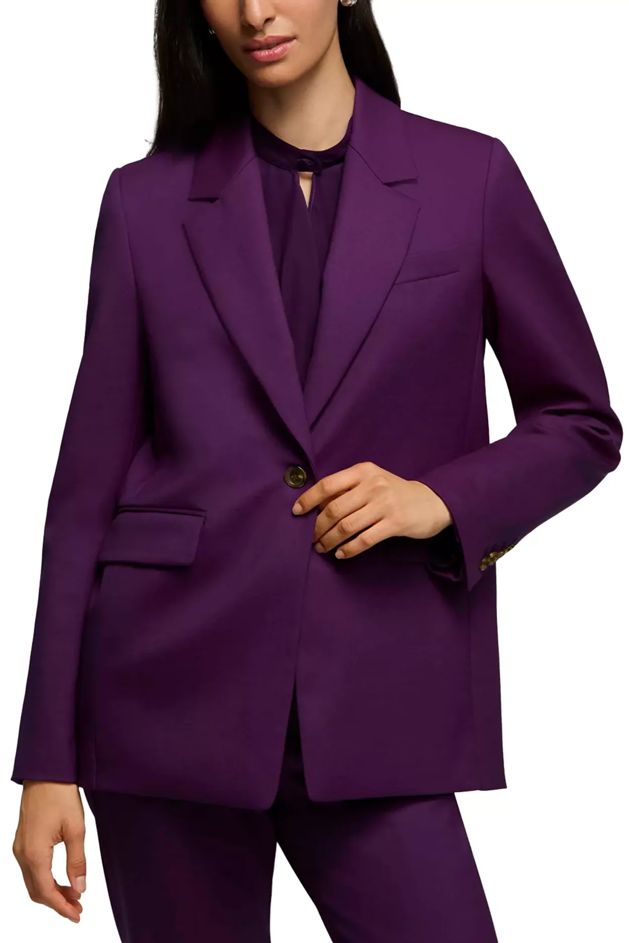 Notch Lapel Blazer