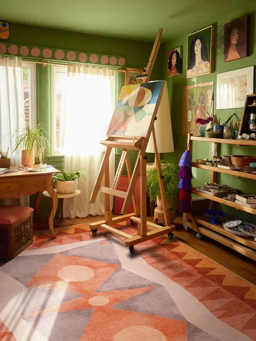Hilma Sunset Flatwoven Rug by Justina Blakeney